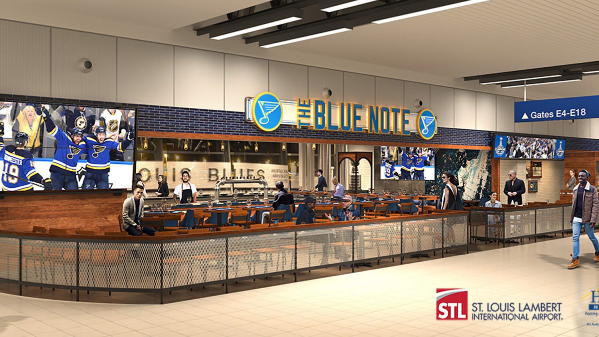 The Blue Note @ Stl Hmshost Design Rendering